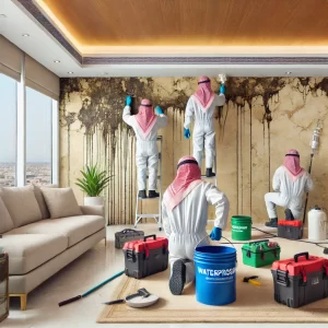 معالجة مشاكل الرطوبة في الجدران بالرياض