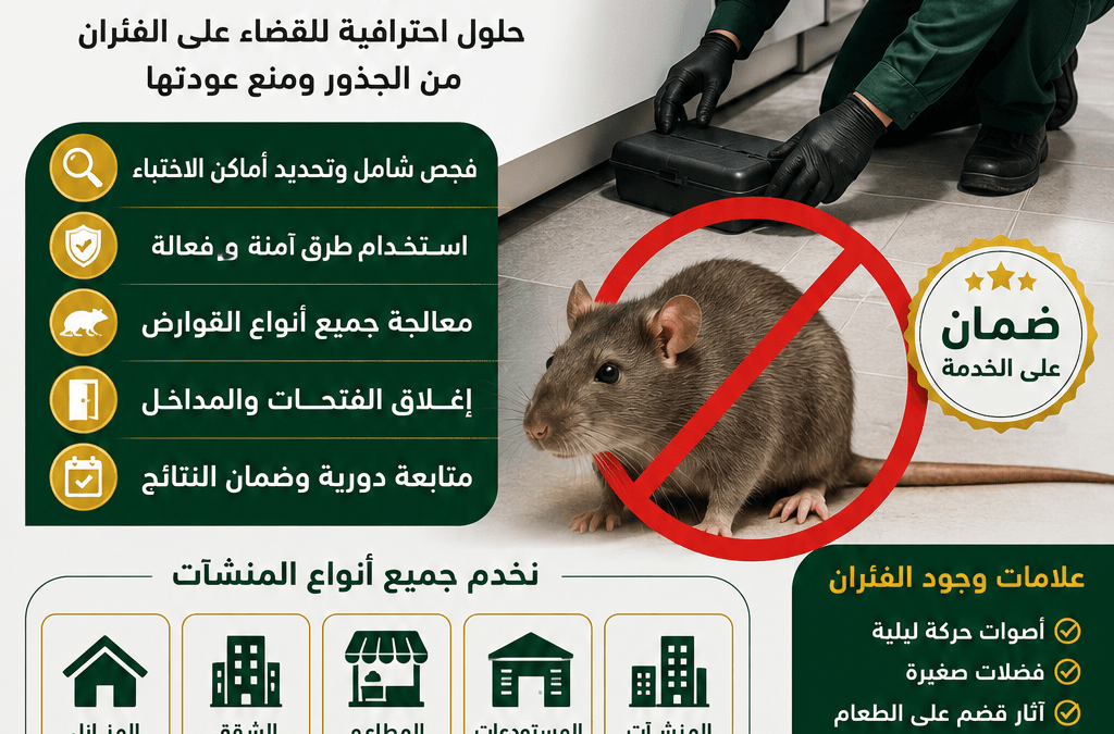 شركة مكافحة الفئران والقوارض بجدة لحماية المنازل والمنشآت